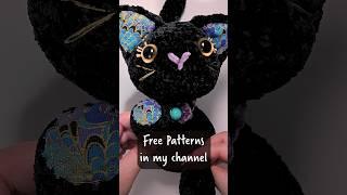 Crochet Cute Black Cat Amigurumi  Easy Step-by-Step Tutorial! #crochet #amigurumi #cat #diy