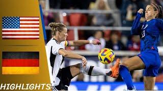 USA vs Germany | Friendly International Women - Highlights All Goals 13/11/22