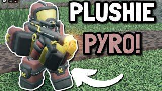 New Plushie Pyromancer Skin SHOWCASE! | Roblox Tower Defense Simulator TDS