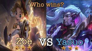 The ⭐⭐⭐ 3 Star Battle - Zoe VS Yasuo | TFT S7