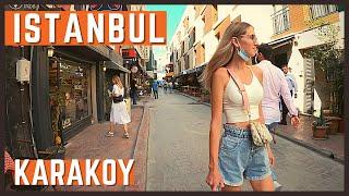 Turkey Istanbul Walking Tour | Karakoy Istanbul City Center 2021 | 4k UHD 60FPS | Turkey Travel 2021