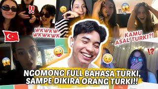 Ngomong Full Bahasa Turki Sampe Dikira Orang Turkiii ‼️ WKWKWK - Ome.TV Internasional