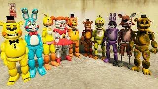 TOY ANIMATRONICS AGAINST VISION Cartoon Animation FNAF ANIMATRONICS ADVENTURE Animation