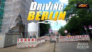 Driving Berlin, Germany [Wedding, Prenzlauer Promenade] 4K 60FPS