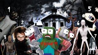 Monster School : GHOSTS CHALLENGE SEASON 11 - Minecraft Animation