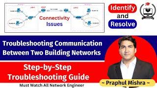 Troubleshooting Connectivity Issues Between Two Building Networks  For Network Engineer