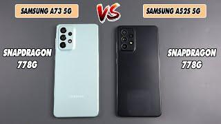 Samsung Galaxy A73 5G vs Galaxy A52s 5G | SpeedTest and Camera comparison