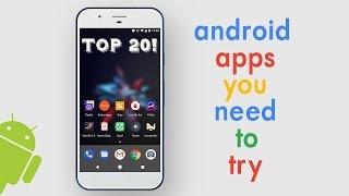 TOP 20 Must have FREE Android Apps