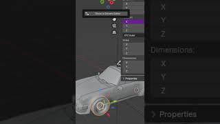 How to Rig tyres in blender in 1 minute #blenderguru #blenderforbegginer #blender