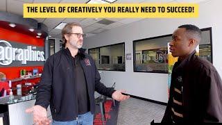 Meeting An Entrepreneur Who Runs A Successful Graphic Design Business