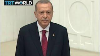 Recep Tayyip Erdogan is sworn in as Turkey’s first executive president