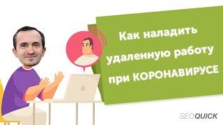 КАРАНТИН - Как наладить работу УДАЛЕННО? Обзор сервисов