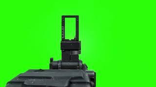 M9K - M60 Machine Gun in First Person [GREEN SCREEN]