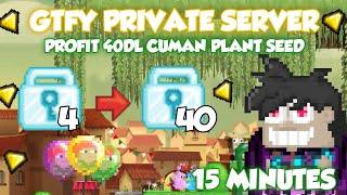 CARA PROFIT MODAL 4DL DI GTFY PS | NEW GROWTOPIA PRIVATE SERVER | GTFY PS ‼️