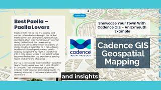 Cadence GIS Exmouth Geospatial Mapping Example