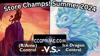 Ruby / Amethyst Control vs. Ice Dragon Control | Lorcana Set Championships  - CCG Prime