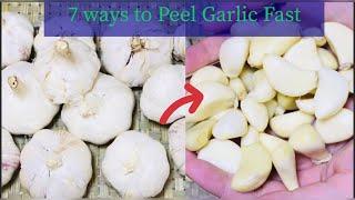 How to Peel off Garlic easily | Garlic Peeling tricks | Hash Iqra