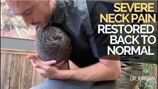 Severe Neck Pain Back to Normal with Chiropractic Adjustments