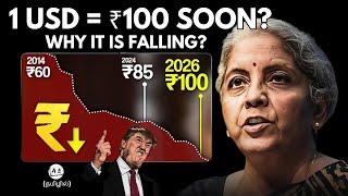 1 USD = ₹100 SOON? (Tamil) | Why is the Rupee falling Rapidly & What to Do to protect yourself | AE