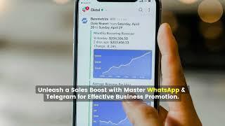 Skyrocket your sales with effective business promotion on WhatsApp and Telegram