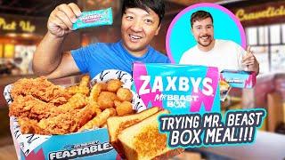 Trying Mr. Beast BOX MEAL & Eating NEW FAST FOOD Menu Items!