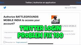  BGMI TWITTER LOGIN PROBLEM FIX  SOLUTION IOS FULL WORKING ERROR PROBLEMS AND ALL WORK 