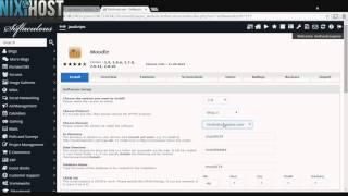 Installing Moodle with Softaculous in cPanel
