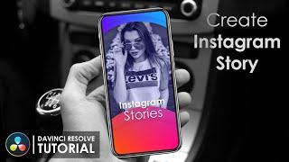 Create Instagram Story in DaVinci Resolve  - DaVinci Resolve 16 Tutorial