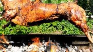 Nyama Charcoal and Wood Fired Lamb Spitbraai (Spit Roasted Lamb)