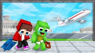 Baby Mikey and Baby JJ Are MOVING AWAY in Minecraft (Maizen)
