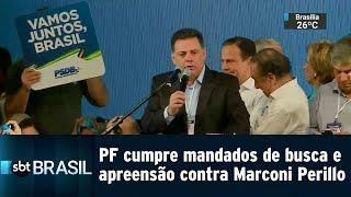 PF cumpre mandados de busca e apreensão contra ex-governador do GO | SBT Brasil (28/09/18)