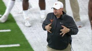 Texas coach, players caught mocking Missouri QB Drew Lock's touchdown celebration | College Football