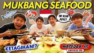 WASEDABOYS MUKBANG SEAFOOD INDONESIA PERTAMA KALI! KETAGIHAN? | INDONESIA TRIP 19