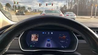 2014 Tesla Model S P85D Autopilot Demonstration