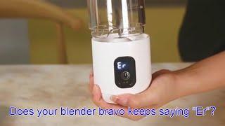 Doesn't your "Blender Bravo" work and give “Er” message？Troubleshoot quickly#Dumcuw portable blender