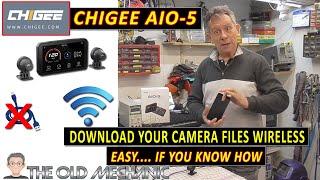 ️CHIGEE AIO-5:  How to Download all of your camera files from the CHIGEE to your PHONE, WIRELESS️