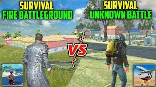 Survival Fire Battleground Vs Survival Unknown Battle Royale | Full Competition