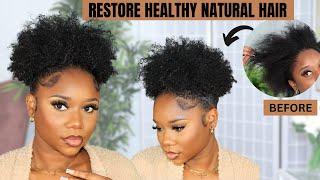 HOW TO REPAIR DAMAGED 4C/B/A NATURAL HAIR USING OLAPLEX | BEST WAY TO HYDRATE YOUR HAIR | CHEV B.