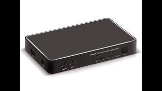 Hdmi switch by CSERT - 6 output HDMI ports - Remote Control - 3.5mm Audio output