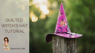 Quilted Witch's Hat Sewing Tutorial