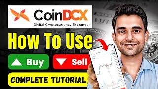 How To Use Coindcx App | Coindcx Tutorial For Beginners | Crypto Buy & Sell Process On Coindcx