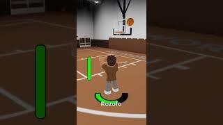 Shooting with a post rim(RB World 4) #roblox #gaming