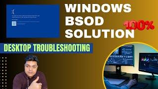 Resolve Windows BSOD Error Live Guide for System Administrator Engineers ! Desktop Troubleshooting