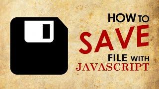 Generate and Save As Text File with Javascript