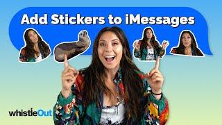 How to Use iPhone Stickers | Create + Add Stickers to iMessages!