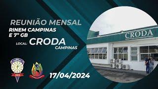 CRODA - 17/04/24 - REUNIÃO MENSAL RINEM CAMPINAS