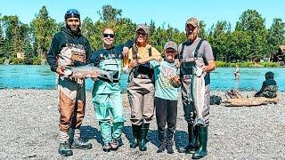 Road Trip with Us to Kenai River ALASKA! Slayin' SALMON!!!