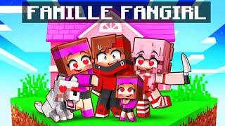 Adopté par une Famille de FAN GIRL sur Minecraft !