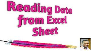 Apache POI Tutorial 2 -  Reading Data from Excel Sheet