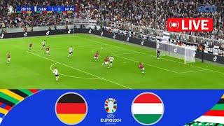 Đức vs Hungary (2-0) |  Cúp Euro 2024 |  Trận đấu trực tiếp hôm nay | eFootball Pes 21 Gameplay